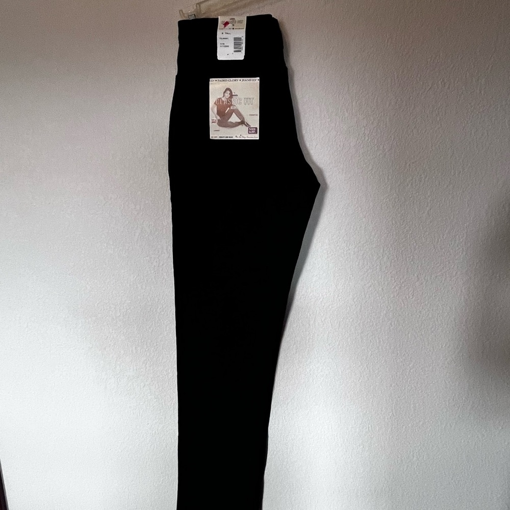 Faded Glory Classic Fit Black Jeans